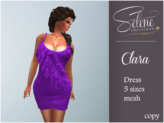 [Selene Creations] Clara Purple Mesh