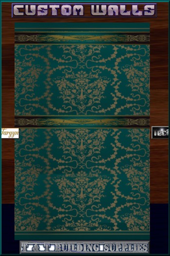 T & T -Wall-60s Gold N Black