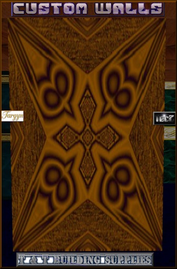T & T -Wall-60s Gold N Black