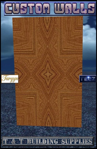 T & T -Wall-60s Gold N Black