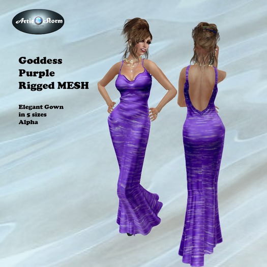 *AS* Goddess Purple Mesh