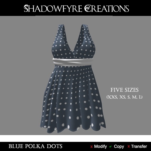 SC - Whimsical Dress - Blue