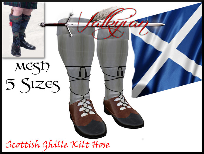 ~Valkyrian~ Scottish Ghille and Kilt Hose