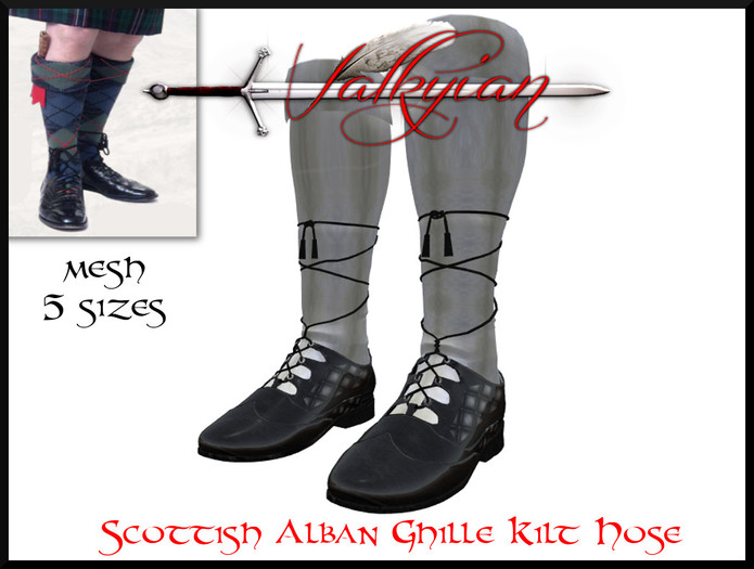 ~Valkyrian~ Scottish Alban Ghille and Kilt Hose