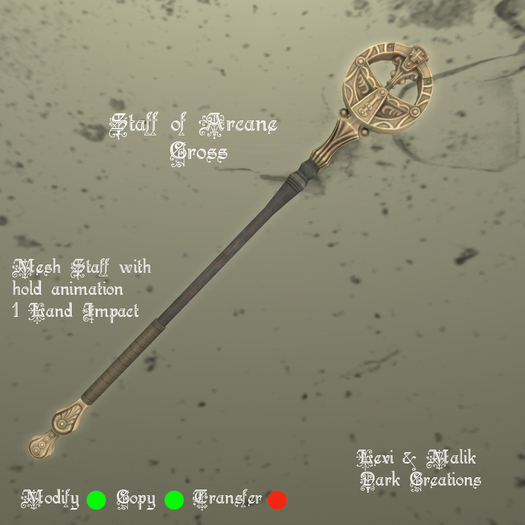 Staff of Arcane Cross