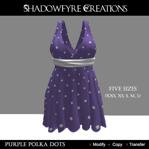 SC - Whimsical Dress - Purple