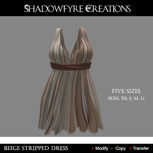 SC - Whimsical Dress - Beige