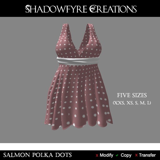 SC - Whimsical Dress - Salmon