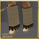 LW_ Boxed Mesh Boots with 3 Lilies - Suede Platinum