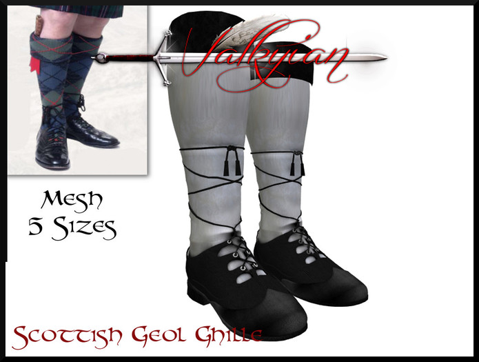 ~Valkyrian~ Scottish Geol Ghille and Kilt Hose