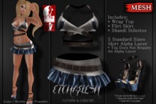[Etchaflesh] Vanity Silk Boots