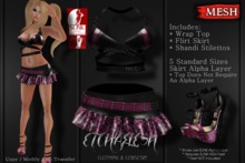 [Etchaflesh] Vanity Silk Boots