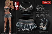 [Etchaflesh] Summer Breeze Flirty Outfit W/ SLINK HIGH shoes
