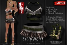 [Etchaflesh] Vanity Silk Boots
