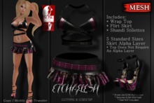 [Etchaflesh] Vanity Silk Boots