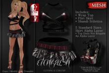 [Etchaflesh] RAWR Flirty Outfit W/ SLINK HIGH shoes