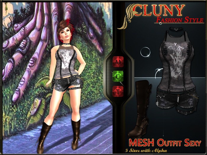 =C.F.S= Mesh outifit casual