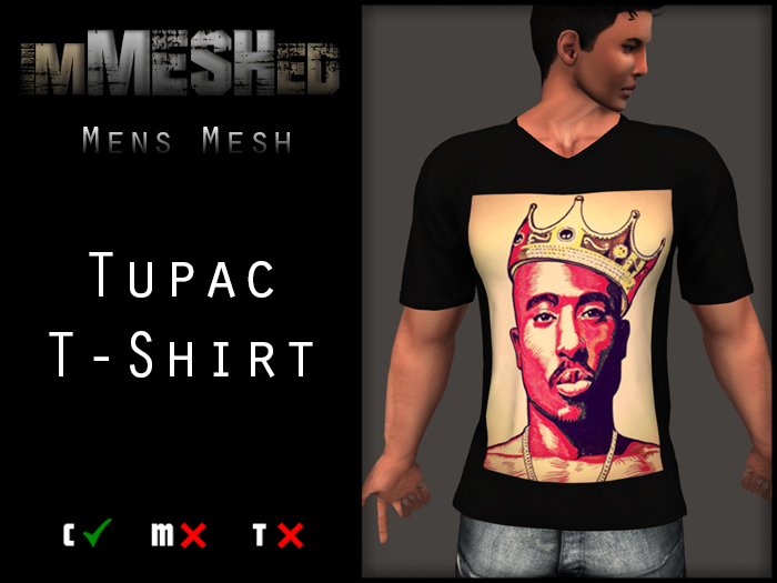 imMESHed - Tupac - T-Shirt
