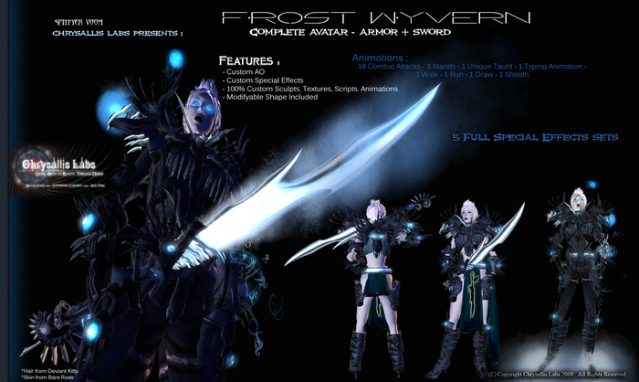 :: Chrysallis Labs :: Female Edition :: Frost Wyvern W/ Modify!