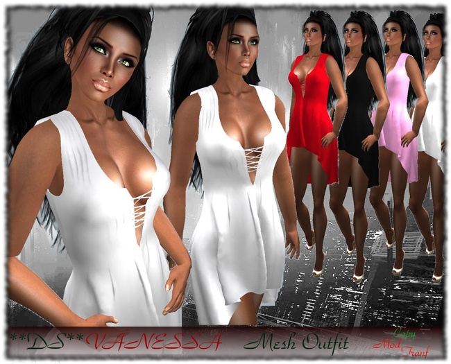**DS** VANESSA ( MESH Outfit ) Multicolor