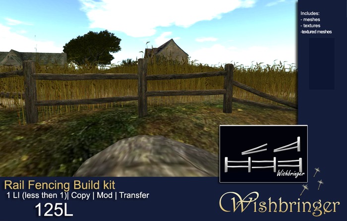 Wishbringer  Rail Fencing Build Kit