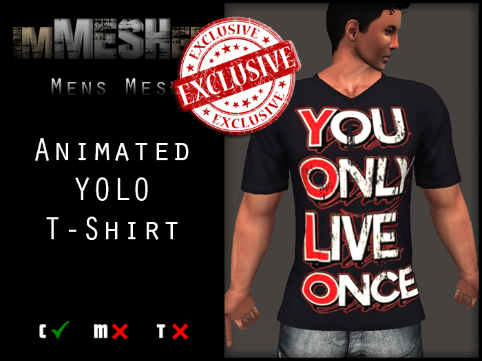 imMESHed - Animated - YOLO - T-Shirt