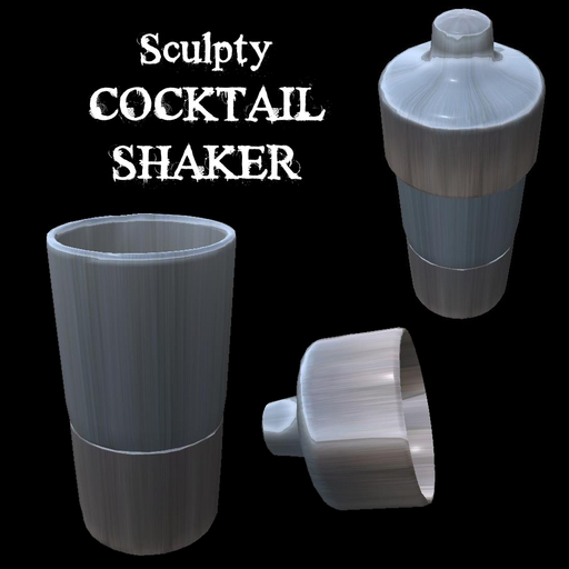 Sculpty Cocktail Shaker - mod-copy