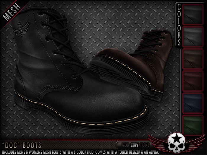 = REBELLION = "DOC" BOOTS