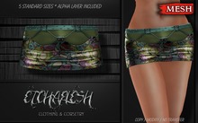 [Etchaflesh] Zombabe Rave Mini Skirt MESH