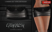 [Etchaflesh] Mobscene Rave Mini Skirt MESH