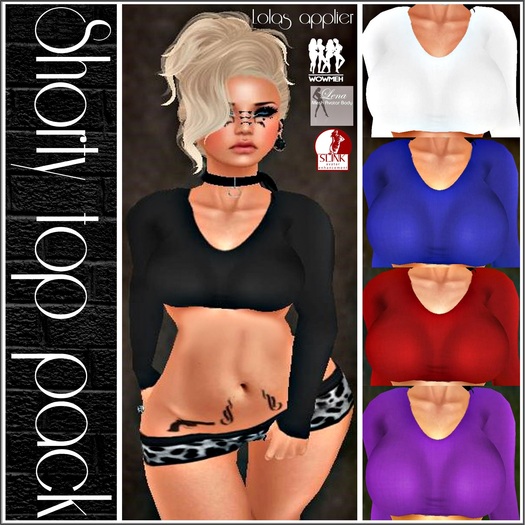 [.Twisted Barbie.]-SHORTY TOP PACK(Boxed)