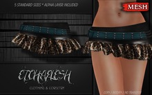 [Etchaflesh] Wild Thang Flirt Skirt MESH
