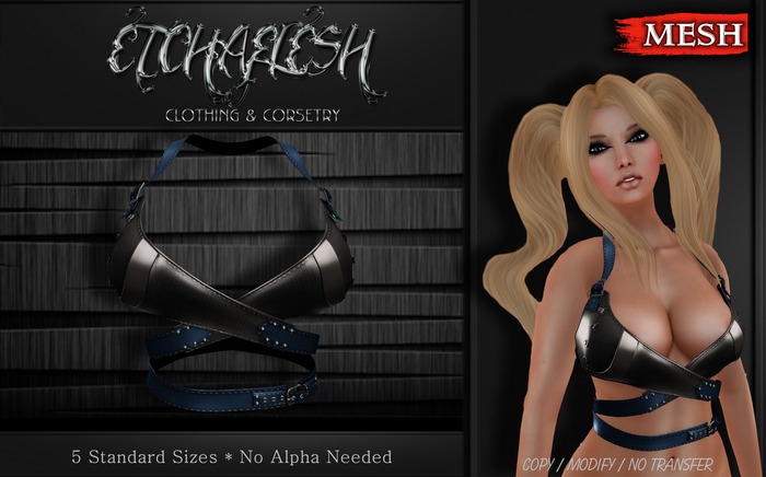 DEMO [Etchaflesh] Back In Black Ohhh Skirt