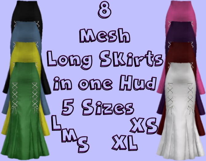 Hala Long Laced Skirt
