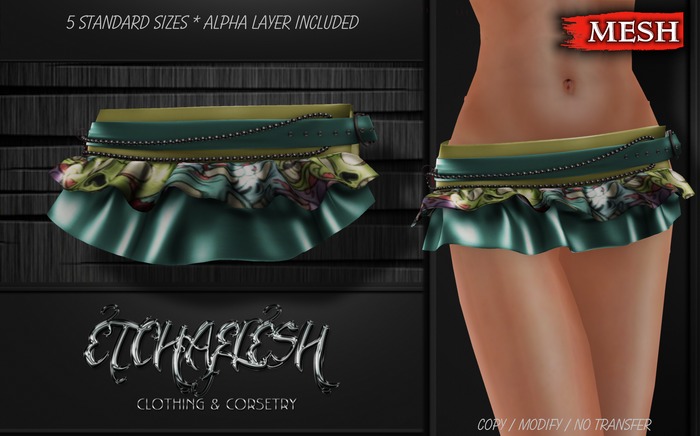 DEMO [Etchaflesh] Zombabe Ruffled Mini