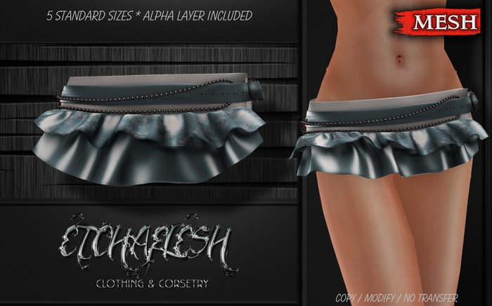 DEMO [Etchaflesh] Summer Breeze Ruffled Mini