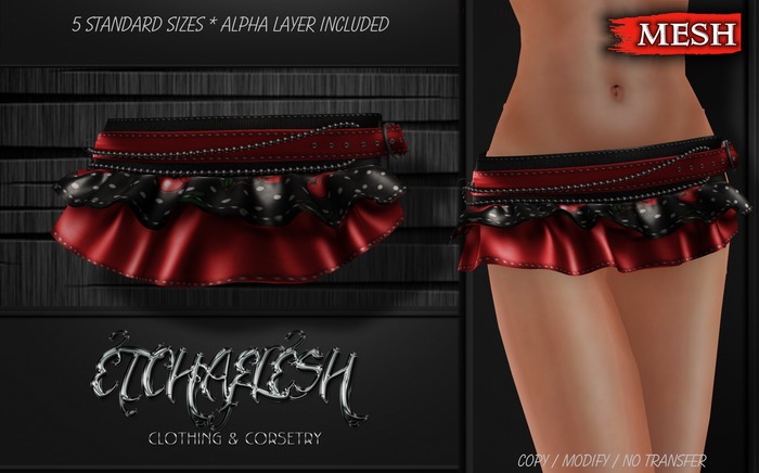 DEMO [Etchaflesh] Cherry Baby Ruffled Mini