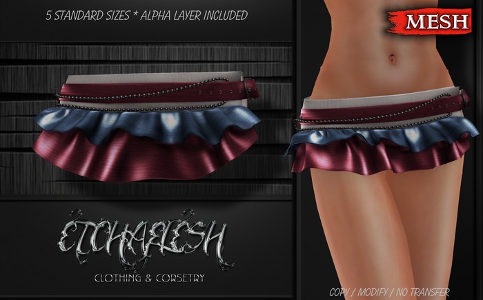 DEMO [Etchaflesh] Lilly Ruffled Mini
