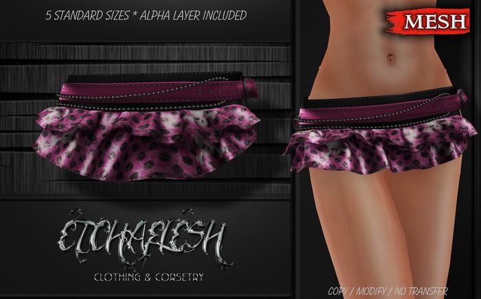 [Etchaflesh] Punk Cutie Ruffled Mini