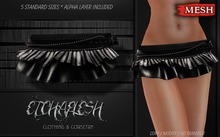 [Etchaflesh] Mobscene Ruffled Mini