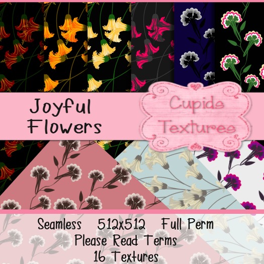*Cupids Textures * 16 JOYFUL FLOWER