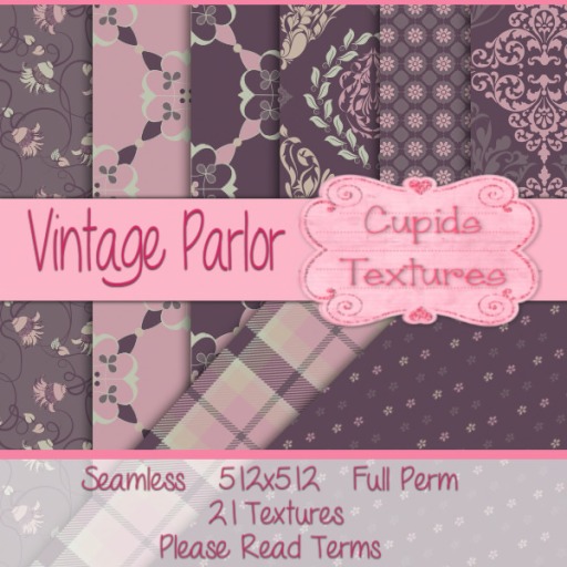 *Cupids Textures * 25 Vintage Parlor