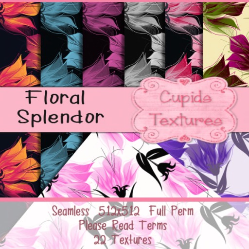 *Cupids Textures * 22 Floral Splendor