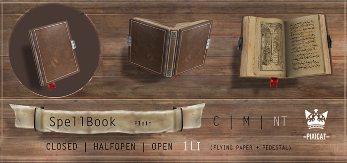 -Pixicat- Spell.Book (Plain)