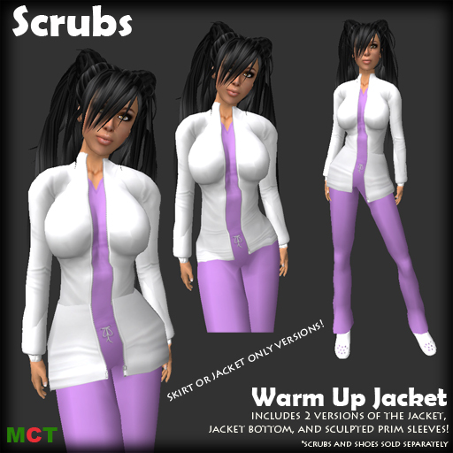 *SCRUBS* Hospital Warm Up Jacket