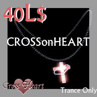 [CrossHeart] Cross on Heart Neckless(O)