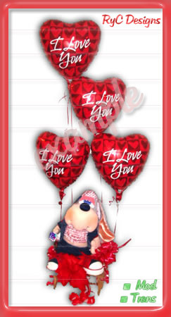 I love you balloons  Dollarbie