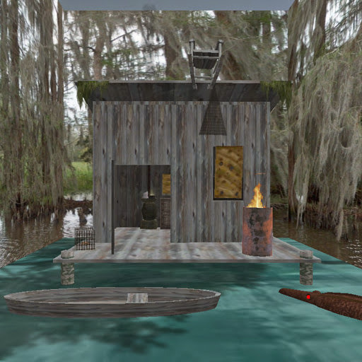 The Little Swamp Shack (108 prims) (no mod)