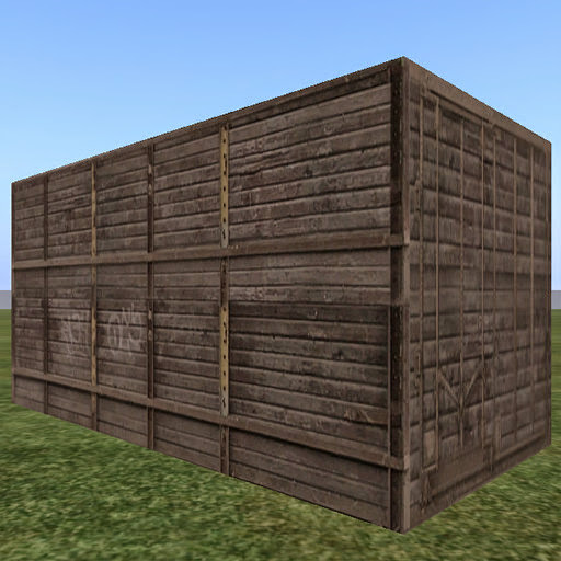 Slum City - Cargo Container D (1 Prim)