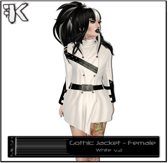 FK! - Gothic Jacket - Female - White v.2 